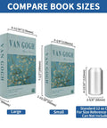 Heavy Duty Hidden Door Book Latch Featuring Slick Concealed Bookshelf Catch For Seamless Safe Room Upgrade And Smooth Operator DIY Stealth Lock Set comparison image featuring large and small Van Gogh book sizes.