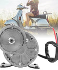 12V DC Geared Motor 250W With Belt Pulley Featuring Pure Copper Windings For Screaming Torque And Whisper Quiet Operation, mounted.
