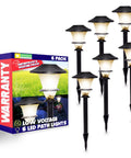 Low Voltage Landscape Lights Six Pack With Stakes And Quick Connectors LED Outdoor Pathway Lights For Yard Garden Walkways