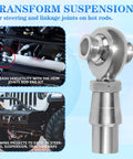 Heavy Duty Chromoly 3 4 16 Heim Joint Rod End For Panhard Suspension Linkage Off Road Jeep Truck Parts side view showing precision design.