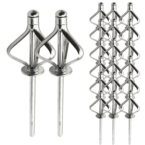 Rugged Aluminum Blind Rivets Kit With 304 Stainless Steel Mandrels And Lightweight Aluminum Caps, multiple rivets displayed.