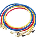 60 Inch Refrigerant Charging Hose With Ball Valves For R410A R134A R22 R12 R502 R404 With One Quarter Inch SAE Fittings Valve Core