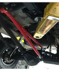 Pro Grade Chromoly Heim Joint Rod End Kit Two Piece Set with Left Thread Sealed Ball Bearings showcased under vehicle suspension system.