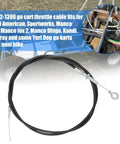 Go Kart Throttle Cable Kit 71 Inch Replacement for Predator 212cc GX160 GX200 196cc Engines Fits Manco ASW Kandi American SportWorks