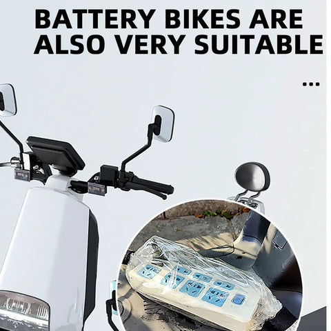 Universal Ev Charge Port Protector Badass Weather Armor Waterproof Rain Snow Cover For Electric Vehicles Fits Most Models on battery bike.