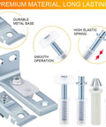 All In One Do It Yourself Bifold Door Hardware Repair Kit with top brackets, pivots, spring-loaded guide wheel components visible
