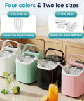 Dope Countertop Ice Maker With Built In Handle Lets You Score 9 Bullet Ice Cubes In 6 To 8 Minutes Up To 26 Lbs Per Day
