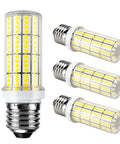 Mega Bright LED Corn Light Bulb 200W Equivalent 2500 Lumens 5000K Cool Daylight White E26 E27 Base Pack Of 4
