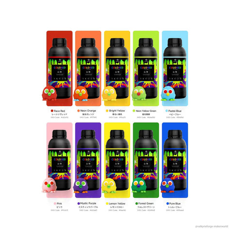 Top Shelf Tough Abs Like 3D Printer Resin In Pure Blue with vibrant colors for smooth printing and heavy pigmentation.