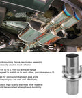 Hella Solid Stainless Steel Flange Repair Pipe Kit With Spring Screw Quick Fix Universal 2.75 In Id To 2.75 In Od Exhaust Fix detail view showing high-quality material and assembly.