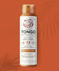 DEET-Free Insect Repellent With Picaridin, 12-Hour Mosquito and Tick Protection can with citrus and sandalwood on an orange background.