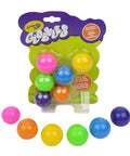 Six Pack Tacky Fidget Balls Bring Instant Chill Vibes And Legit Stress Relief Through Safe Reusable Rubber Squishy Spheres designed for sensory play in assorted colors.