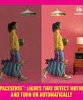 Smart Candle Bulb 40W Equivalent, E12 Base, Full Color, Dimmable, Indoor WiFi Connected, Voice or App Control, Motion Activated SpaceSense, Matter Compatible, 1 Pack, Easy Setup, Lit Color Options