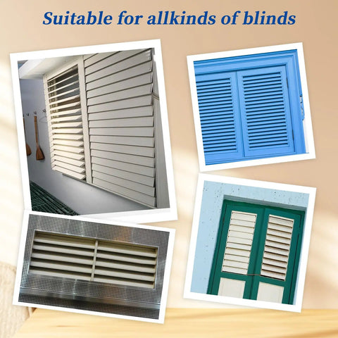 No Sweat Plantation Shutter Repair Kit With Hella Sturdy Spring Loaded Pins For various styles of plantation blinds.