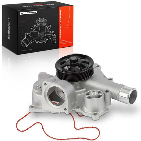 Rock Solid Engine Water Pump V8 5.7L For Dodge Charger Challenger Chrysler 300 Jeep Grand Cherokee Commander 2009 2010 detailed view.