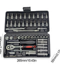 Shop Grade Badass 53 Piece 1/4 Inch Drive Torque Wrench Set With Thick Rubber Grip And Versatile Screwdriver Bits For No Sweat Car Repair Work Top Shelf Combo Tool Kit With Easy Twist Dial For Zero Headache Maintenance in a toolbox.