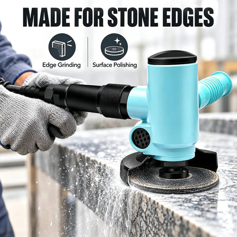 4 Inch Pneumatic Angle Grinder Blows Dust Away For Crisp Visibility While Banging Out Heavy Weld Prep And Polish Jobs With A Smooth Rotary Switch