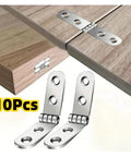 Foldable Flush Hatch Hinges For Flip Style Tables And Desks Sewing Machines And More 10 Pack No Fuss Easy Install Sturdy Build