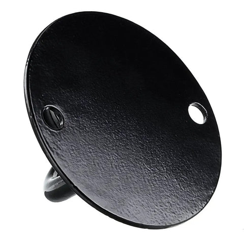 Heavy Duty Wall Mount Bracket And Ceiling Anchor Hooks For Suspension Trainer Straps, round black steel anchor for gym use.