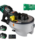 Badass Cordless Rebar Bender and Cutter Crushes Heavy Steel Tasks Fast Using One Brushless Motor and 36V Multivolt Battery with two batteries.