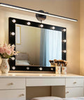 32 Inch Wall Mounted Picture Light For Bathroom And Bedroom Vanity Mirror LED Fixture No Fuss Easy Install Plug In Or Hardwired