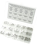 TopShelf Phillips Pan Head Machine Screws And Hex Nuts Metric Assortment Kit Featuring 850Pieces Of JobsiteGrade Stainless Steel Hardware For NoFuss Daily Repairs in organized plastic case.