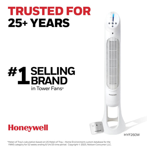Keep The House Chilled Lowkey Whisper Quiet Oscillating Tower Fan With Full Digital Remote Control, sleek white finish, large room air circulator.
