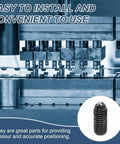 Beefed Up 10 Pack Of M6 X 14Mm Hex Socket Ball Plungers High Carbon Steel Spring Detent Pins Black in machine tool setup.
