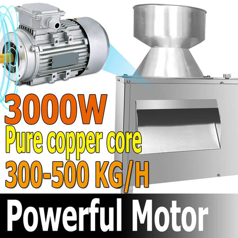 Heavy Duty Kitchen Workhorse Potato And Root Crop Grinder For Commercial Kitchens 300 To 500 Kg Per Hour 3kW motor details