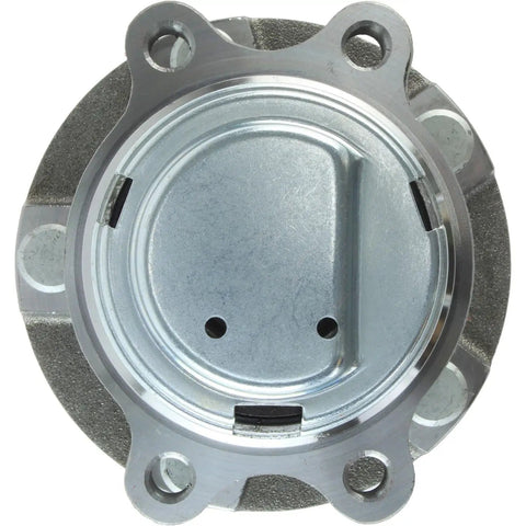 Top Shelf Heavy Duty Front Wheel Bearing And Hub Assembly For Infiniti M56 2011 2013 close-up of mounting surface and seal area.