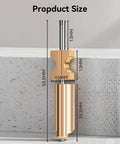 Level Up Your Maker Setup With This Quick Swap 0.4MM Nozzle. Product size measurements showing copper alloy and steel design.