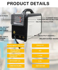 Pro Grade Spot Weld Dent Puller And Stud Welder Dent Repair Kit with tool cart showing LCD screen and interface details