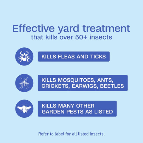 Yard Spray That Kills Fleas Ticks Mosquitoes And Ants Up To 5000 Sq Ft With 32 Fluid Ounces Easy To Use Outdoor Pest Control For Lawns And Patios