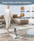 Top Shelf Handheld Steam Mop And Tough Stain Remover With Twelve Snap Swap Tool Tips For Blistering Heat Output on multi-surface cleaning.