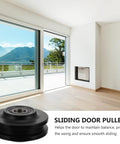 Heavy Duty Nylon Sliding Door Guide Wheel Pulley For Barn Door Track Systems, black pulley for smooth door sliding.