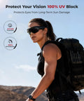 Ride Or Die Tough As Nails Safety Glasses Ansi Z87.1 Certified With Top Shelf Foam Earplugs Nrr 32 Db For High Impact Shooting Range Industrial Shop And Construction Sites worn outdoors with 100% UV protection.
