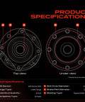 Product specifications for Heavy Duty Front Wheel Bearing Hub Assembly For Ford F250 F350 Super Duty 4wd Single Rear Wheel 2011 2016.
