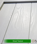 Double MDF Barn Door Panel Set With Waterproof PVC Surface 18 Inch By 84 Inch Slab Solid Sliding Door close-up texture view