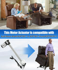 Legit Premium Linear Actuator Motor Replacement For Your Daily Ride Recliner Couch With A Rock Solid Two Pin Connector.