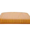 Built Different Orange Wood Stool Seat Repair Board Heavy Duty Chair Replacement Panel with smooth surface and vibrant color.