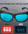 Premium Red Laser Blocking Safety Glasses For Kick Ass Eye Protection During 620 To 700Nm Red Light Therapy With OD6 Plus Optical Density