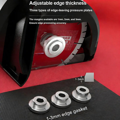 Dead Accurate Electric Tile Chamfering Machine With Portable Quick Cut Design Adjustable One To Three Millimeter Bevel edge thickness plates.