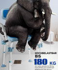 Heavy Duty Shower Chair With Arms And Back For Inside Shower, Safe Bath Bench For Elderly And Disabled, holding large plush elephant.