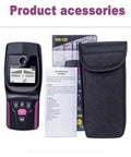 Stud Finder Wall Scanner - Multifunctional Metal and Pipe Detector with user manual, carrying case, and product box.