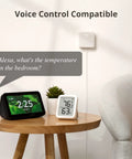 Pan Tilt 2K Indoor Camera With Thermometer Hygrometer And Hub Mini All In One Smart Home Surveillance Kit Environmental Monitoring