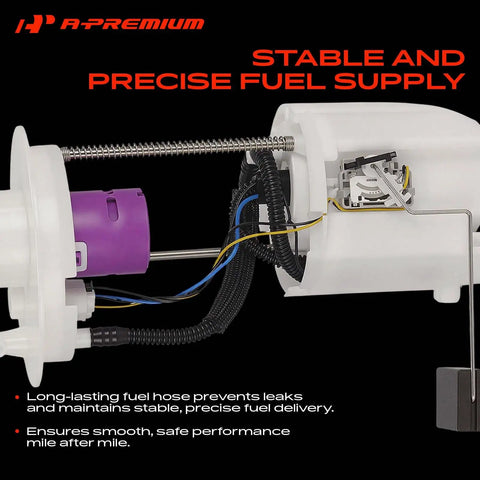 Rock Solid Electric Fuel Pump Module Assembly Compatible With Honda Civic 2012 To 2015 1.8L R18Z1 Engine California Emission detailed inner view.