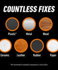 Tough As Nails Super Glue Pack Of Six 15 Grams Tubes Clear Bonding Liquid For quick repairs on various materials like plastic, metal, wood.