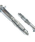 Hollow Wall Anchors Bolts 1/8 Inch Short 50 Pcs For Wall Thickness 3/8 To 1/2 Inch With Spider Leg Expansion Zinc Plated