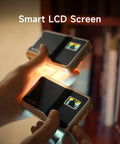 On Camera RGB LED Light With 6000mAh Battery, App Control Via Bluetooth, All Metal Portable Video Lighting Panel, Smart LCD Screen
