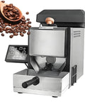 Top Shelf Electric Coffee Roaster For Home Kitchens With 700 Watt Heating Adjustable Temperature Up To 220 C Compact Size showing controls and cooling tray.